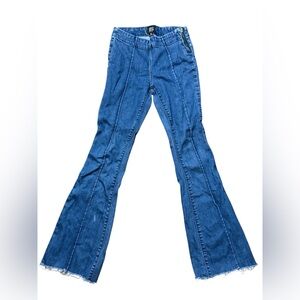 BDG Blue Flare Wide Leg Jeans